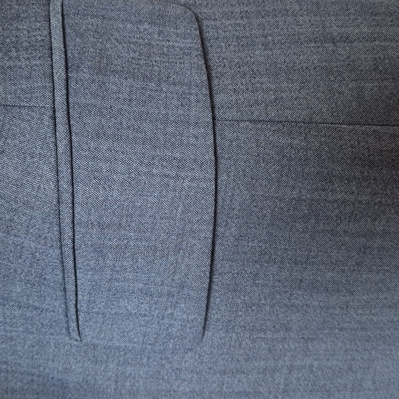 Banana Republic Chambray Lightweight Wool Vest In Spa Blue Size 4, New With Tags - Picture 6 of 16